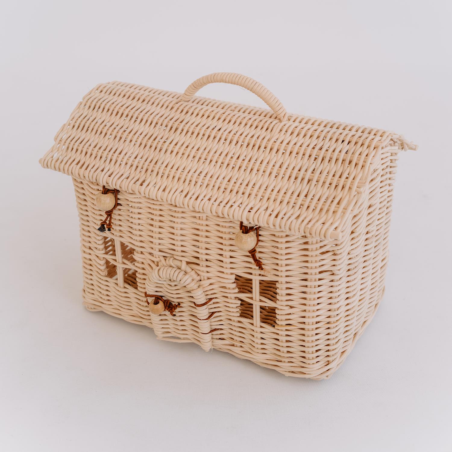 Borsa per la casa in rattan