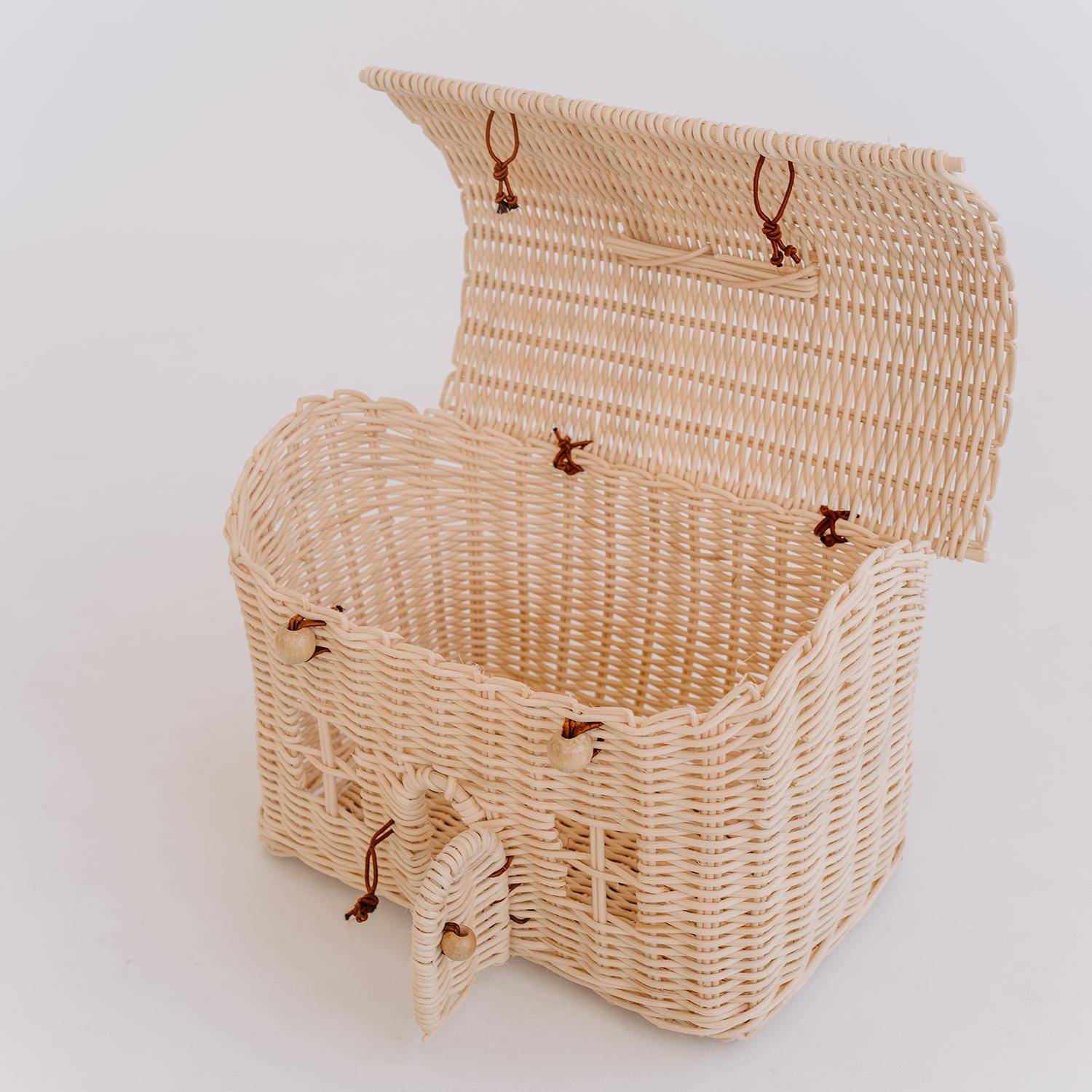 Borsa per la casa in rattan